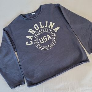 zara oversized sweatshirt